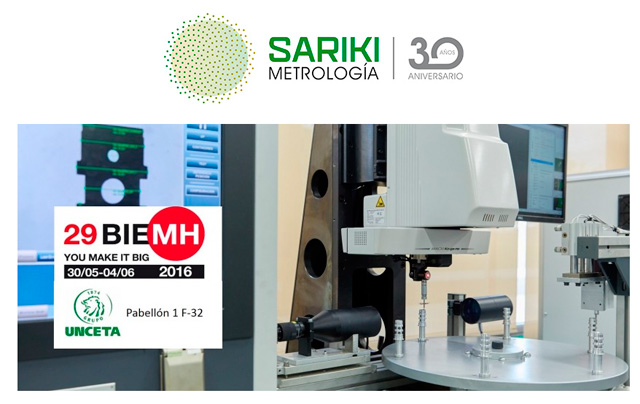 Sariki presentará en la 29BIEMH sus soluciones de metrología inteligentes y en proceso