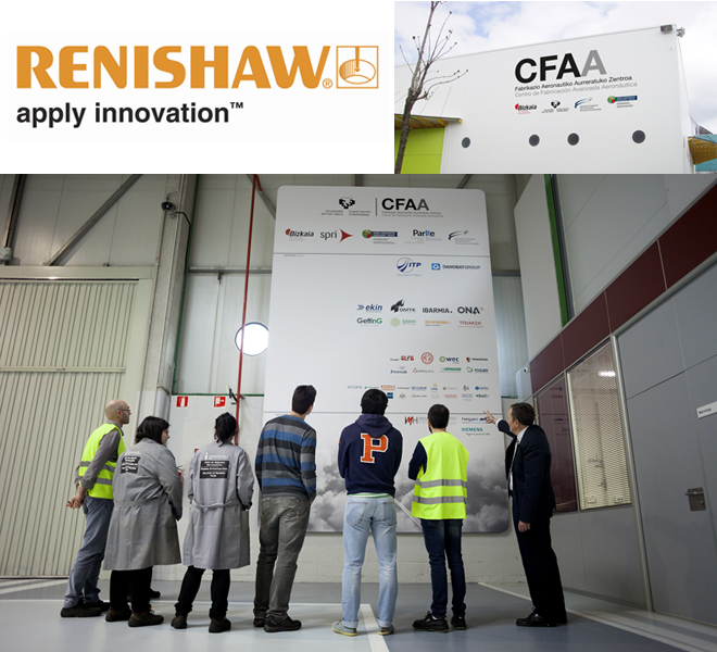 RENISHAW impulsa la metrología e impresión 3D en el nuevo Centro de Fabricación Avanzada Aeronáutica 