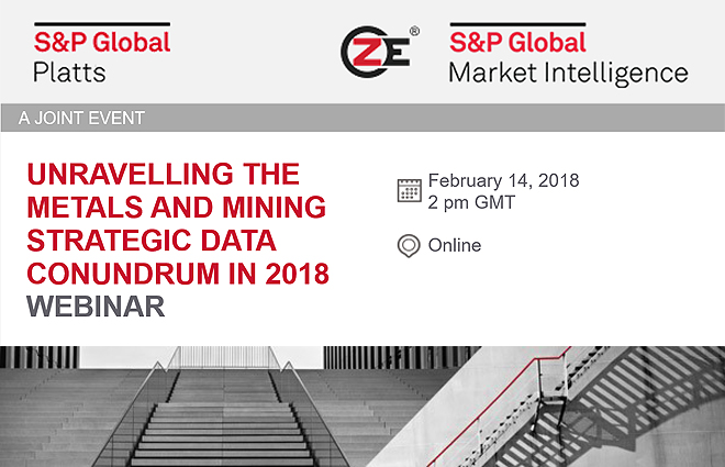 S&P Global Platts: Register now for the S&P Global Platts, ZE and S&P Global Market Intelligence metals webinar