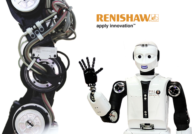 RENISHAW: Nueva aplicación de Renishaw y PAL Robotics