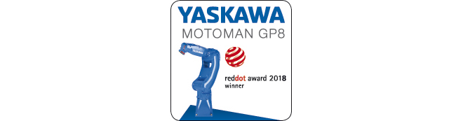 YASKAWA: Premio Red Dot Award al robot GP8