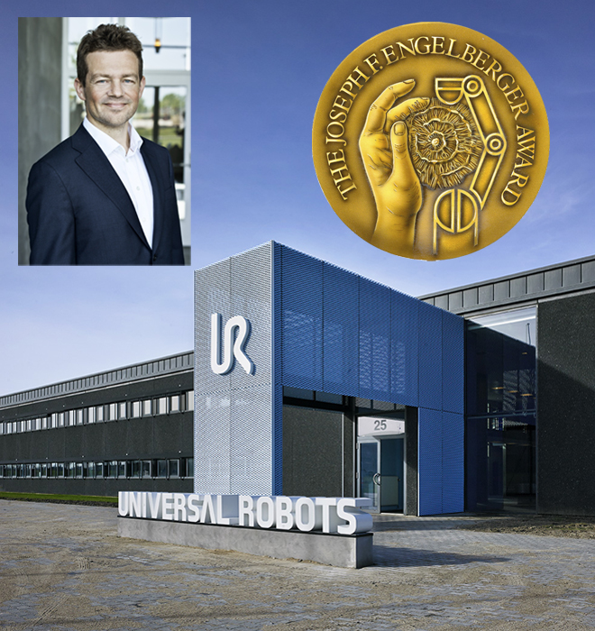 UNIVERSAL ROBOTS: El fundador de Universal Robots gana el Premio Engelberger 2018, el "Premio Nobel" de la Robótica