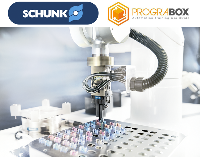 SCHUNK colabora con PROGRABOX en la formación de Programación Robótica Industrial