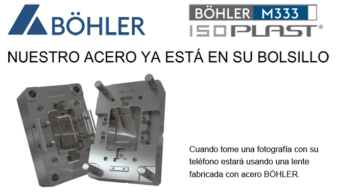 BÖHLER M333 ISOPLAST: Nuevo acero para moldes de plástico con el mejor acabado superficial y resistencia a la corrosión