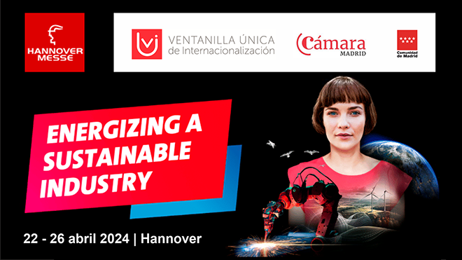 La VUI apoyará la presencia de startups madrileñas en Hannover Messe 2024, del 22 al 24 de abril de 2024.