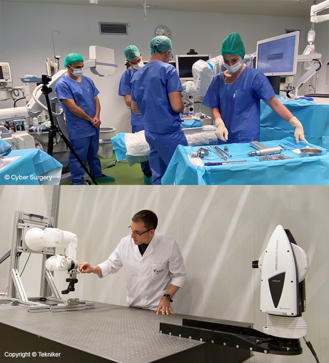 TEKNIKER: Cómo optimizar la precisión de robots médicos para cirugías complejas