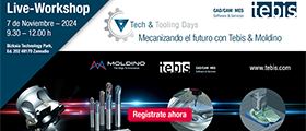 Tebis y Moldino lanzan los Tech & Tooling Days: Innovación en mecanizado de precisión y gestión de herramientas