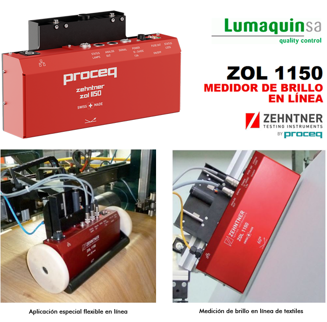 LUMAQUIN - Sistema de medición de brillo en línea automatizado para el control de calidad industrial