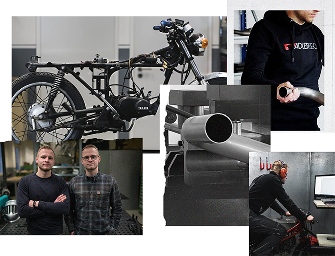 AMOB: Los hermanos Adler lideran el mercado alemán con sus sistemas de escape para motocicletas y ciclomotores