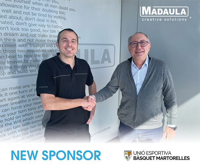 MADAULA se une como patrocinador oficial de la Unió Esportiva Bàsquet Martorelles 