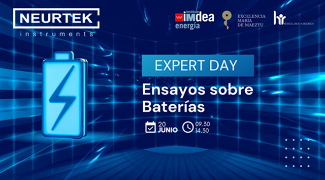 NEURTEK: Expert Day: Ensayos sobre Baterías ¡Apúntate!