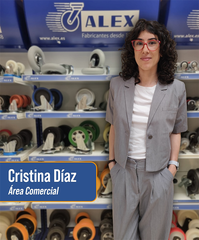 RUEDAS ALEX: ¡Bienvenida al equipo, Cristina! 