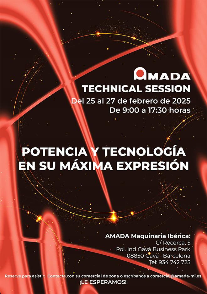 AMADA Maquinaria Ibérica · Invitación Próxima Technical Session